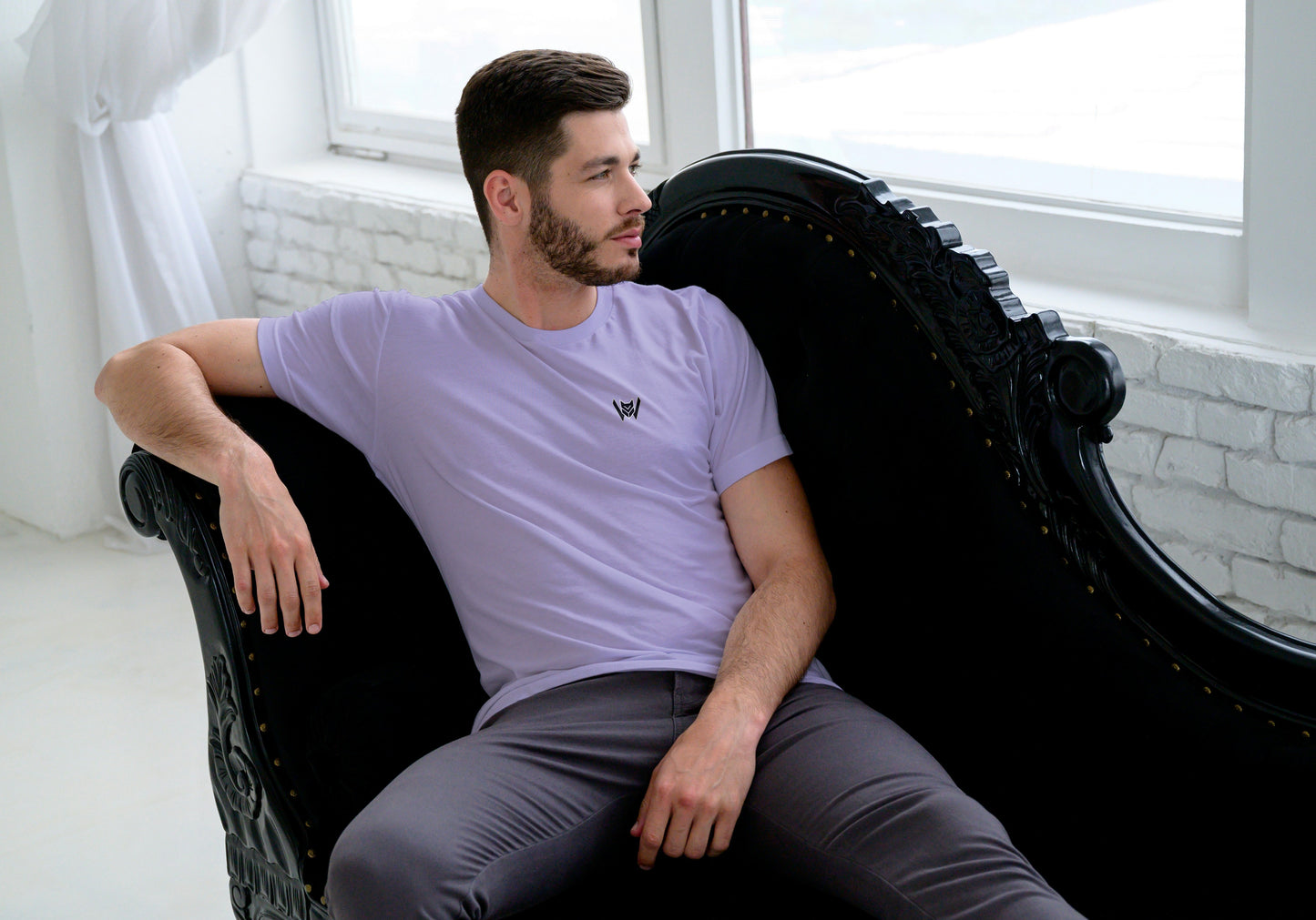 Lilac Comfort Supima Tee