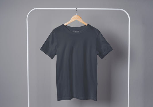 Steel Gray Plain Tee